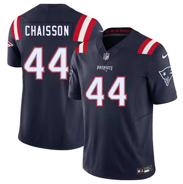 Men & Women & Youth New England Patriots #44 K%27Lavon Chaisson Navy 2025 F.U.S.E. Vapor Limited Stitched Jersey